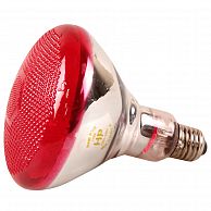 Лампа инфракрасная 175 Bт JK Lighting, E27 R38, прессованное стекло, красная