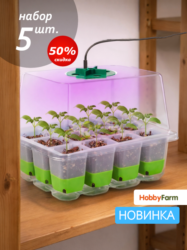 Новинка сезона рассады! Мини-парник с подсветкой