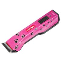 Машинка Heiniger Saphir Pink для стрижки животных, собак, кошек с 2-я аккумуляторами и лезвием #10 1,5 мм "red line"