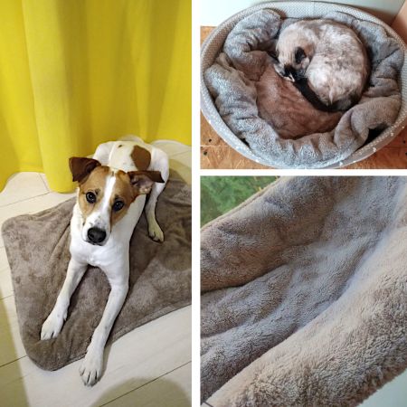 Лежанка коврик для собак Pet Choice104х75х2 см, бежевый Лежанка коврик для собак Pet Choice104х75х2 см, бежевый