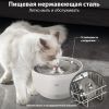 Автопоилка фонтан Petwant W8, 3 л, нержавеющая сталь, для кошек и собак, белая