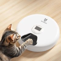 Автокормушка Petzengo PF19-L секций, ж/к дисплей, с охлаждением, для сухого и влажного корма, белая