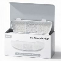 Фильтр для автопоилки фонтана PW9, сменный (4 фильтра + 4 губки)