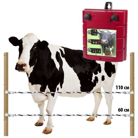 Комплект электропастуха Olli для КРС 12/220В на 1000 м 