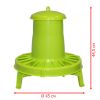 Кормушка бункерная 7 кг пластик с разделительной решеткой на ножках