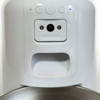 Автокормушка Petzengo PF28C Wi-Fi 4 л с камерой для сухого корма, стальная миска, белая