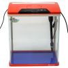 Аквариум Boyu HG-300 панорамный 22 л, LED освещение, дисплей, фильтры, красный