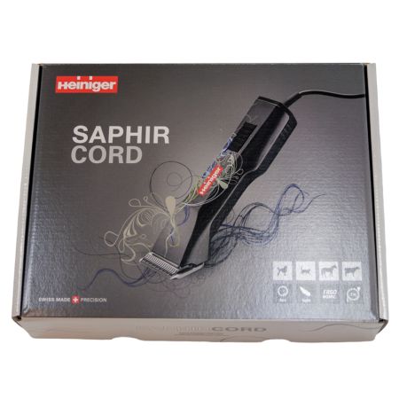 Машинка Heiniger Saphir Cord для стрижки животных, собак, кошек с лезвием #40 0,25 мм