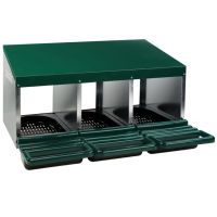 Гнездо для кур несушек 3 секции с яйцесборником