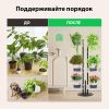 Подставка для цветов 6 уровней HobbyFarm, кашпо с автополивом