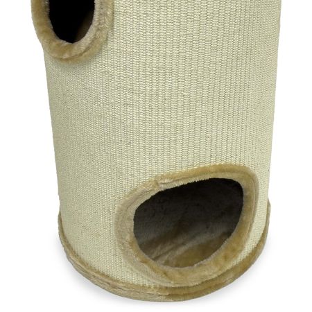 Когтеточка-домик 35х35х75 см, бежевый Когтеточка-домик 35х35х75 см, бежевый