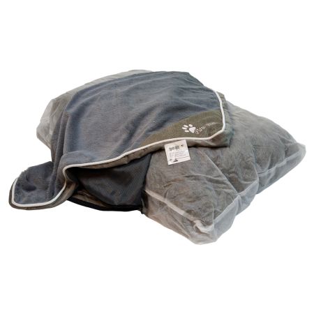 Лежак подушка Pet Choice для собак, 100х70х15 см, со съемным чехлом, серый