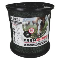 Лента для электропастуха FarmGuard зеленая 20 мм / 200 м