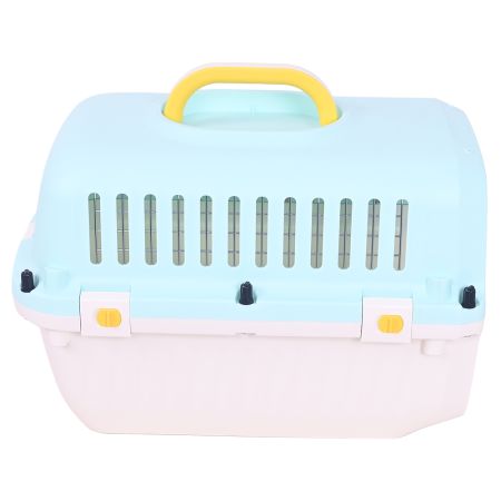 Переноска Transport 51.5x34.5x34 см для кошек и собак Pet Choice стандарт IATA, голубая