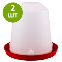 Поилка вакуумная 5 л, комплект 2 шт.