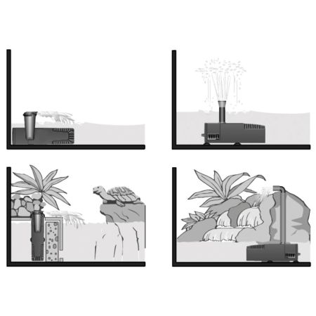 Фильтр погружной для аквариума Newa Micro MCF70 230V с системой аэрации 70 л