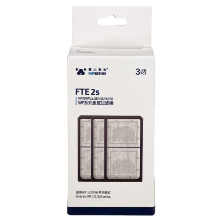 Фильтрующий картридж FTE2S для аквариумов Pawgether WF 1/2/3/6, Boyu DY, 3 шт.