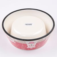 Миска, 17.5x17.5x6.6 см, 340 мл, красный