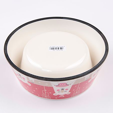 Миска, 17.5x17.5x6.6 см, 340 мл, красный