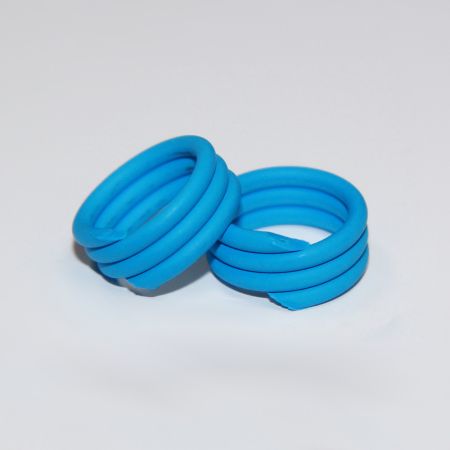 Кольца меточные 12 мм спиральные для птиц, 100 шт.