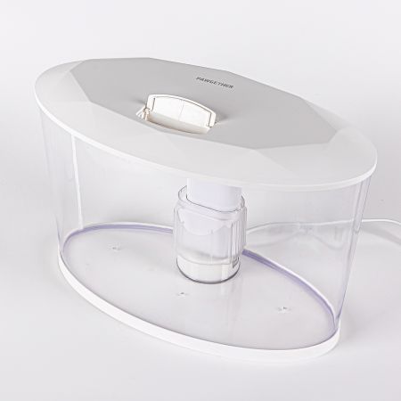 Аквариум Pawgether WF-6 панорамный 6,6 л, настольный с фильтром и светильником