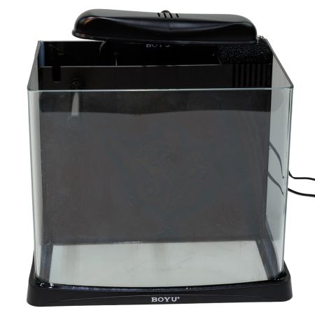 Аквариум Boyu Joyful Home ME-300 16 л, с покрывным стеклом, фильтром и LED-лампой