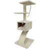 Когтеточка-комплекс 50х50х126 см, кремовый