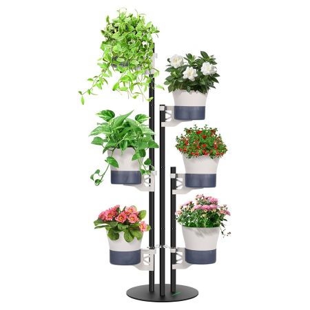 Подставка для цветов 6 уровней HobbyFarm, кашпо с автополивом