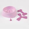 Миска игровая, 15.5x4.7 см, 350 мл, розовый