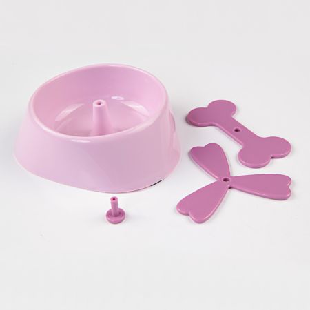 Миска игровая, 15.5x4.7 см, 350 мл, розовый