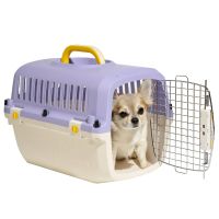 Переноска Transport 51.5x34.5x34 см для кошек и собак Pet Choice стандарт IATA, фиолетовая