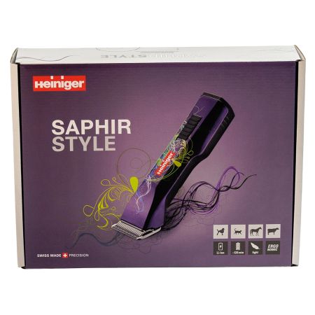 Машинка Heiniger Saphir Style для стрижки животных, собак, кошек с 2-я аккумуляторами и лезвием #10 1,5 мм