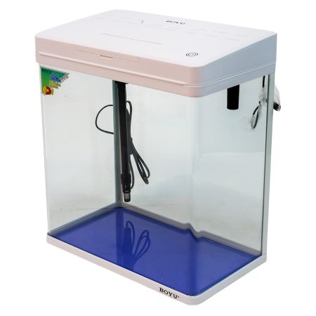 Аквариум Boyu MS-420M 31 л с сенсорным LED светильником и фильтром, белый