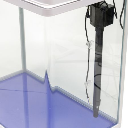 Аквариум Boyu HG-500 панорамный 52 л, LED освещение, дисплей, фильтры, белый