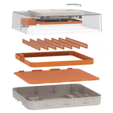 Инкубатор HHD 56H автоматический с контролем влажности и овоскопом на 220В/12В от сети и аккумулятора на 56 яиц