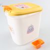 Контейнер Catidea для сухого корма на 12 л (5 - 6,5 кг), совок, желтый