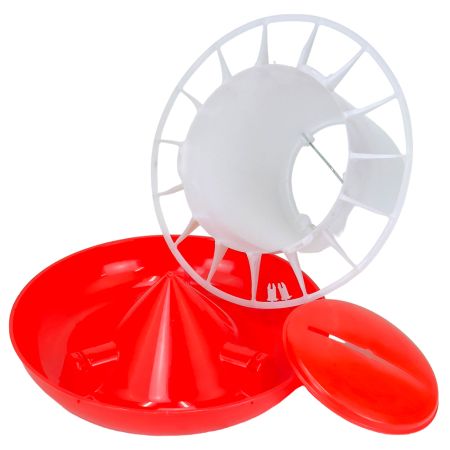 Поилка вакуумная 8 л (YL5338-8), кормушка бункерная 9 кг (YL5106-9), набор