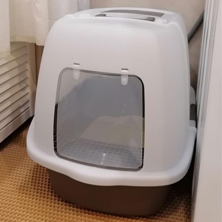 Туалет-домик для кошек Solitude Range 51х38х43 см, темно-серый