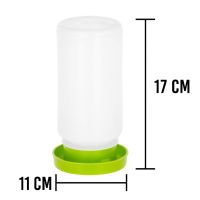 Поилка вакуумная 1 л для цыплят, перепелов и другой мелкой птицы