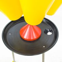 Установка для убоя индеек, гусей 3 конуса, карусельная, со стойкой, пластик, сталь