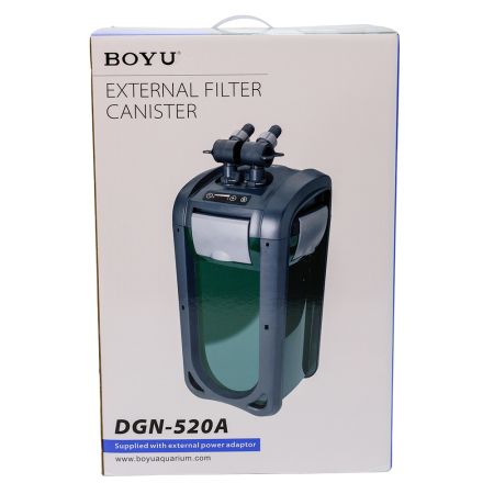 Фильтр внешний Boyu DGN-520A для аквариума 150-550 л с регулятором канистровый 1610 л/ч
