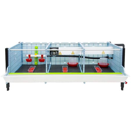 Брудер для цыплят CB25 3 секции, пластиковый