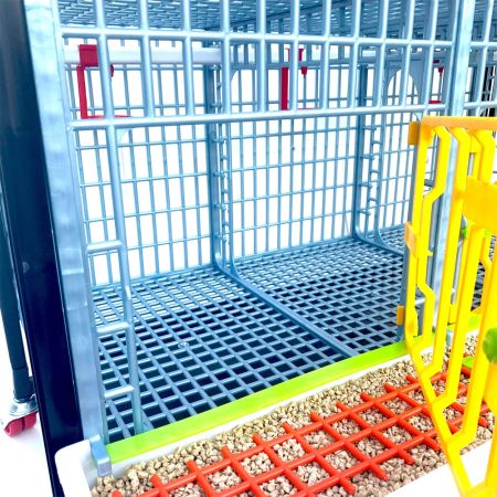 Дополнительный ярус клетки Comfortplast для бройлеров 3 секции, пластиковый