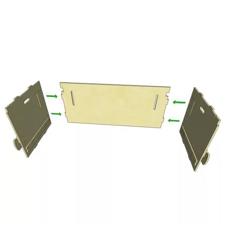 Брудер для цыплят HobbyFarm деревянный с лаковым покрытием