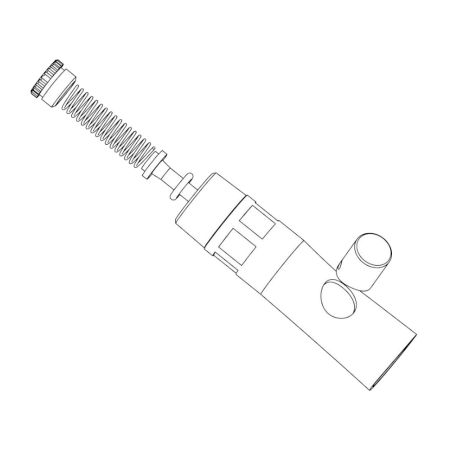 Поилка кнопочная Optiflo для хряков и быков 105 мм 3/4" наружная