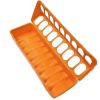 Кормушка-поилка лотковая 30 см пластик для цыплят, оранжевый