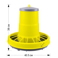 Кормушка бункерная COMPACTA 8.5 кг пластик с разделительной решеткой