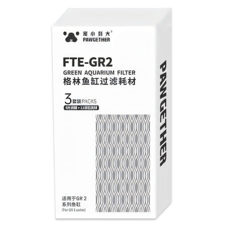 Фильтрующий картридж FTE-GR2 для аквариумов Pawgether GR2/GR2S, 3 шт.