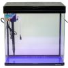Аквариум Boyu MS-520 45 л с LED светильником и фильтром, черный