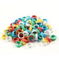 Кольца меточные 10 мм спиральные для птиц, 100 шт.